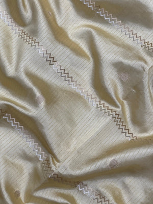 Tissue silk saree with shimmer finish – modern ethnic fashion