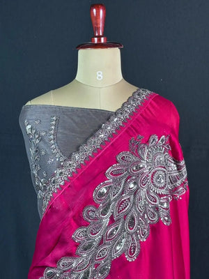 Festive Radiance Fancy Silk Saree