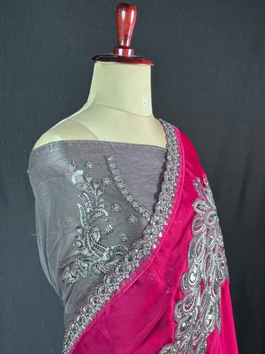 Festive Radiance Fancy Silk Saree