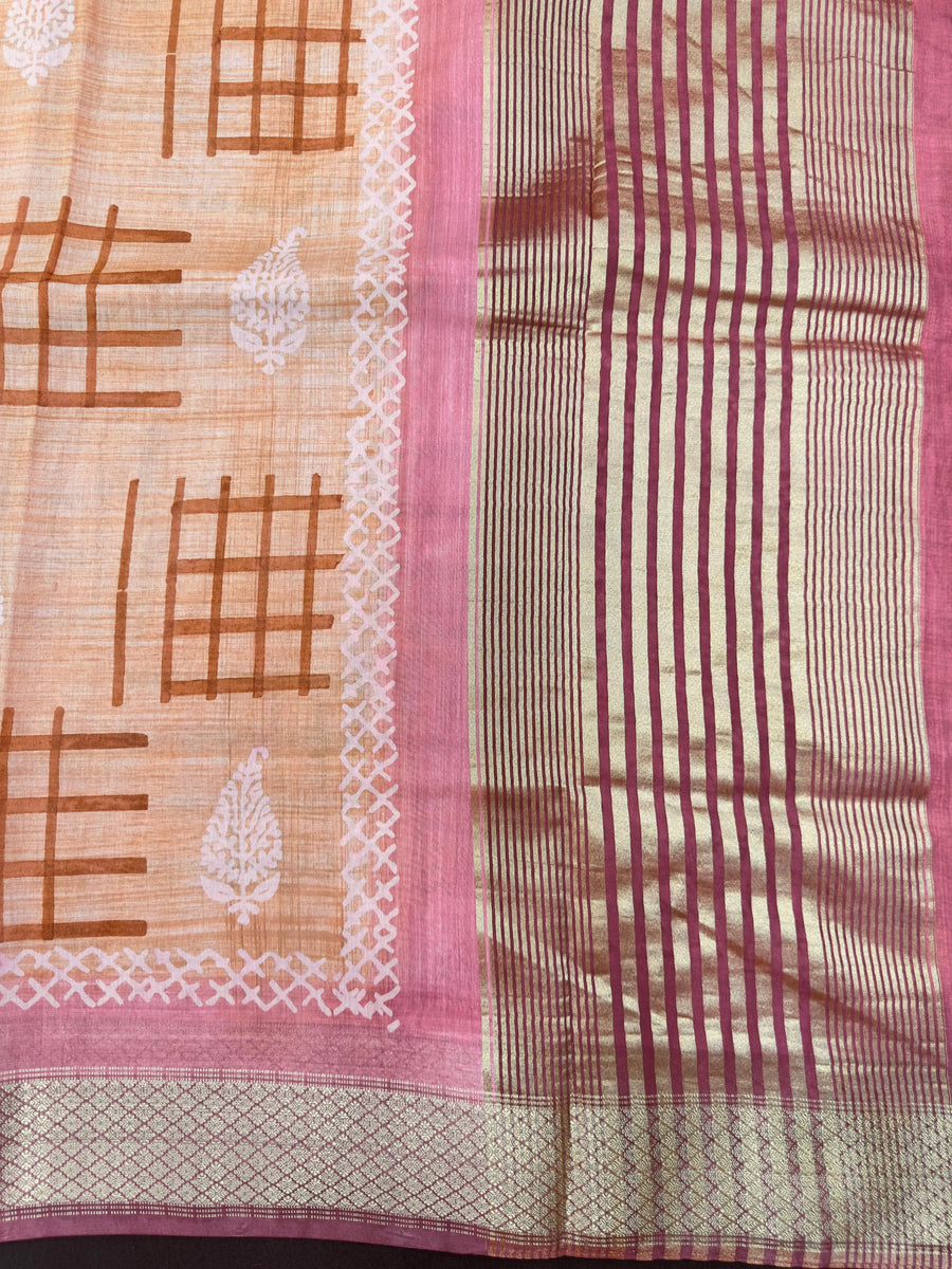 Tussar Silk Saree – Rich Texture with Natural Silk Elegance