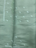  “Elegant woman wearing a graceful Tussar silk saree with a soft sheen, fine texture, and minimalistic patterns—ideal for regular wear with a touch of timeless sophistication.”