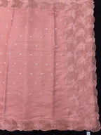  “Elegant woman wearing a graceful Tussar silk saree with a soft sheen, fine texture, and minimalistic patterns—ideal for regular wear with a touch of timeless sophistication.”