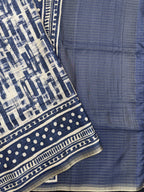"Luxurious Tussar silk saree with a rich, textured finish, offering timeless elegance and comfort for regular wear."