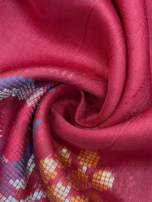 A graceful Tussar Silk Saree featuring rich texture and a natural sheen, designed for daily wear. The saree drapes elegantly, offering comfort and timeless beauty for everyday occasions.