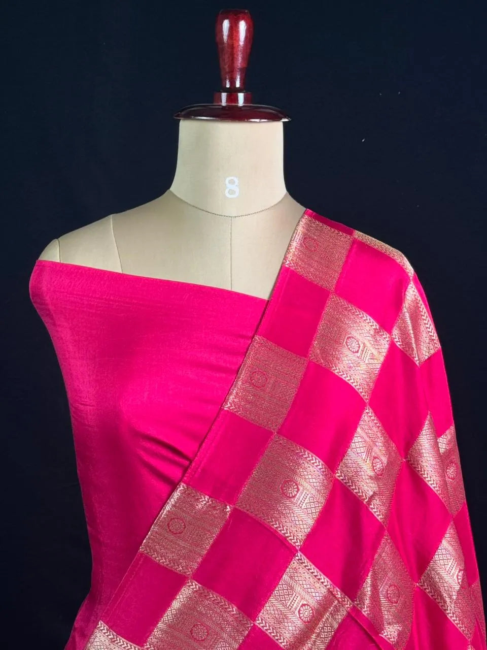 Latest Borderless Tussar Viscose Silk Saree