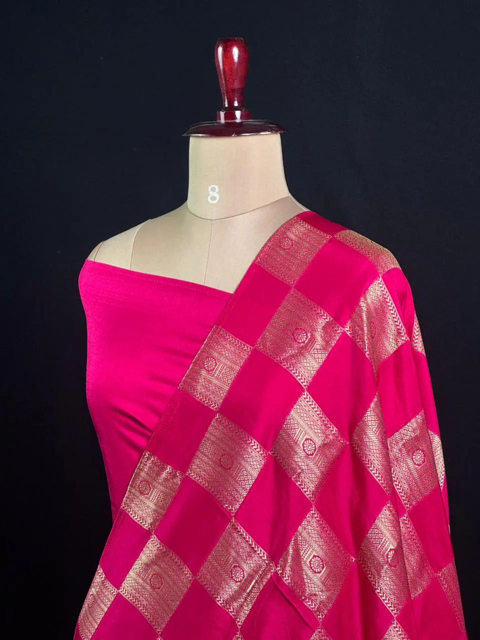 Latest Borderless Tussar Viscose Silk Saree