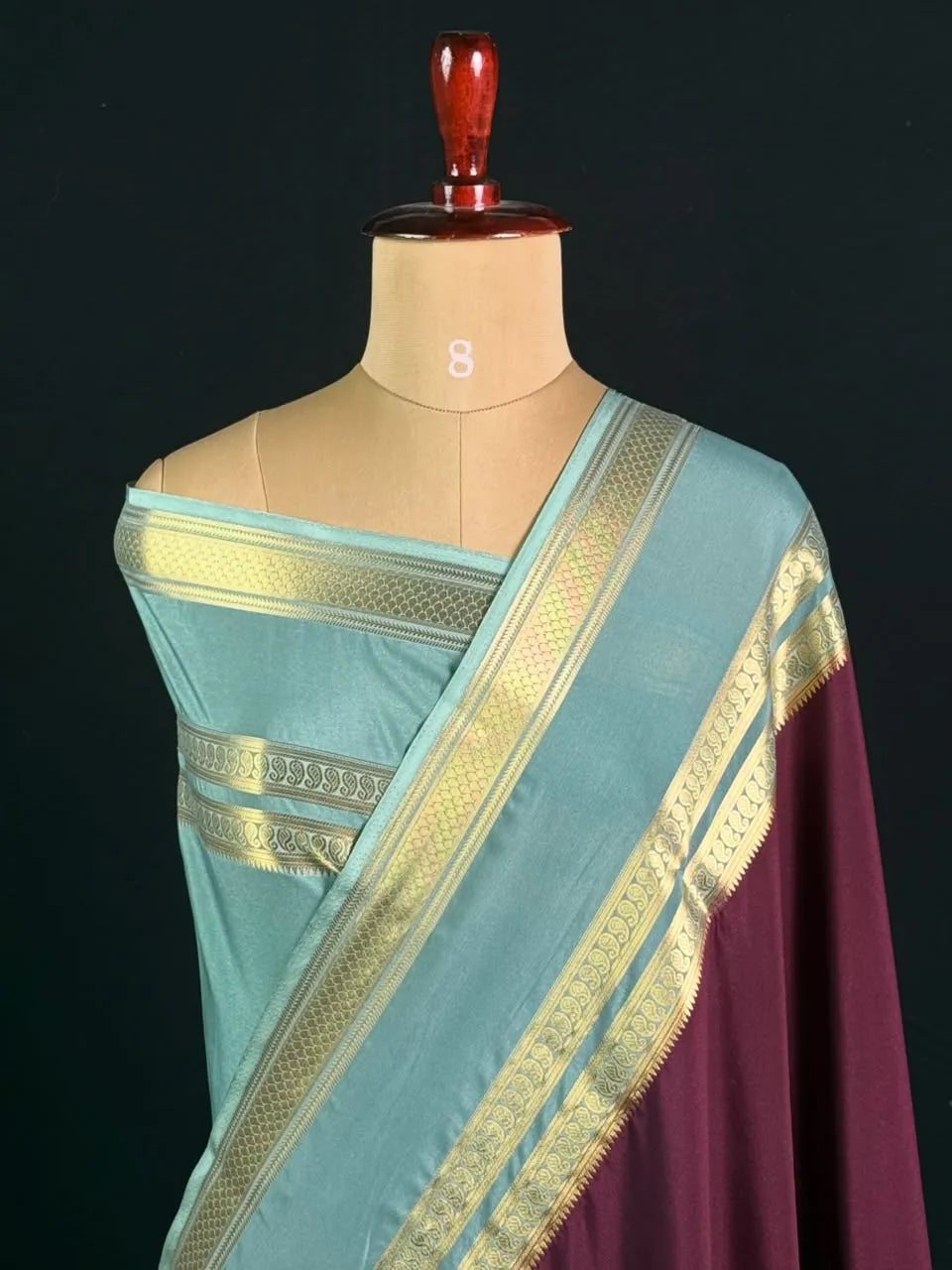 Semi Mysore  Silk Saree-V Bentex 