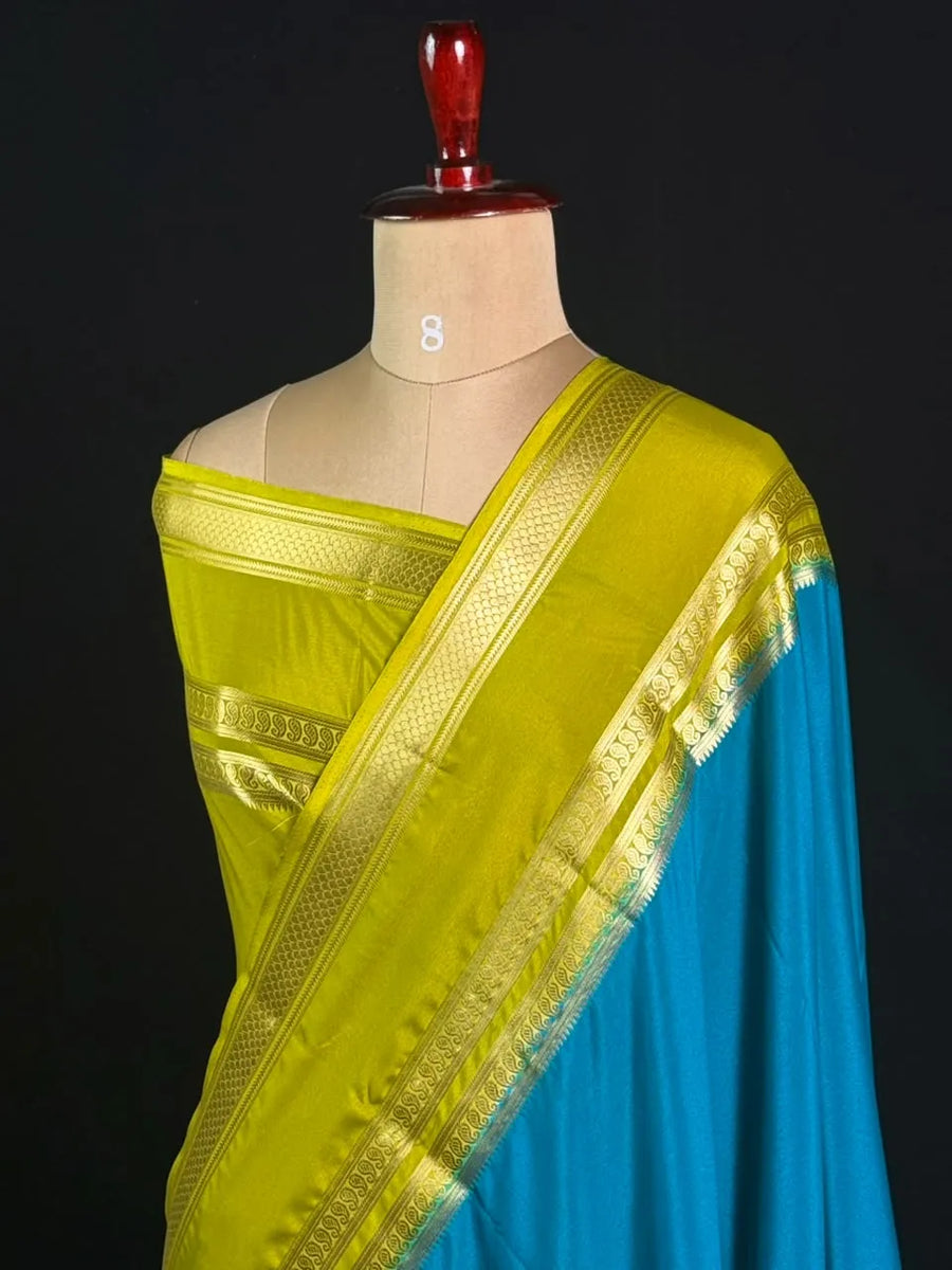 Semi Mysore  Silk Saree-V Bentex 