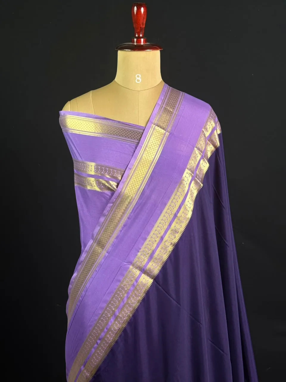 Semi Mysore  Silk Saree-V Bentex 