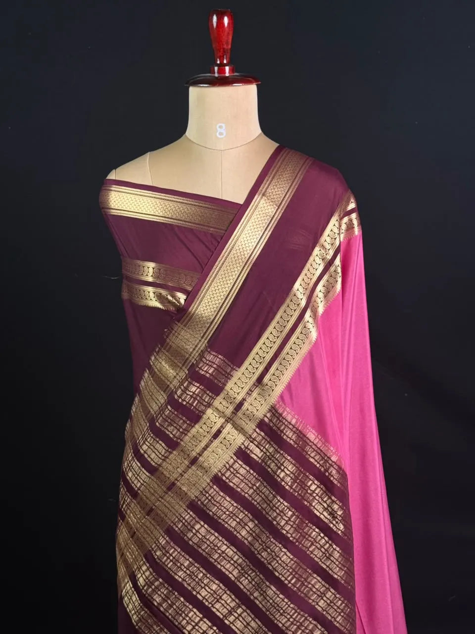 Semi Mysore  Silk Saree-V Bentex 