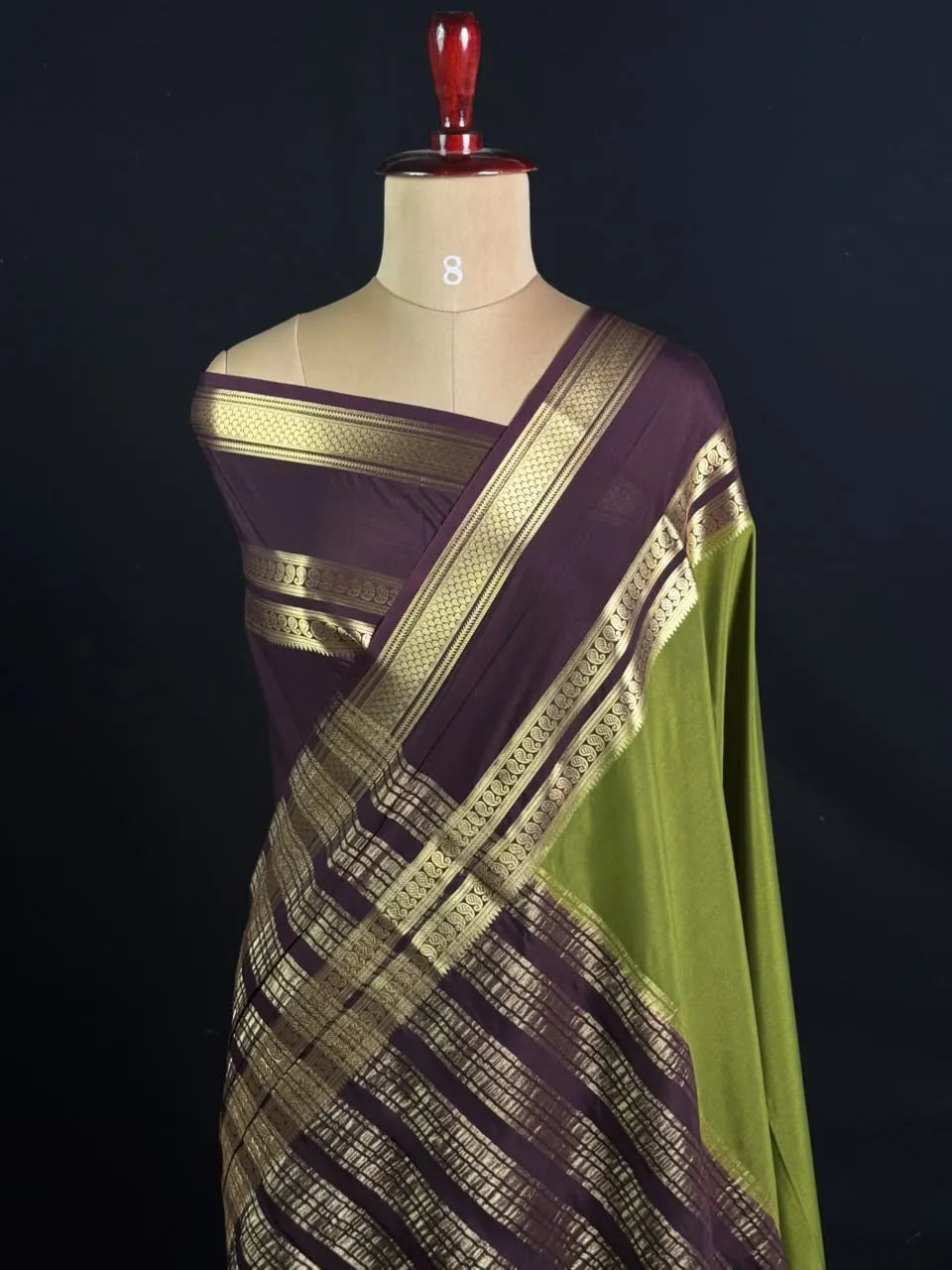 Semi Mysore  Silk Saree-V Bentex 
