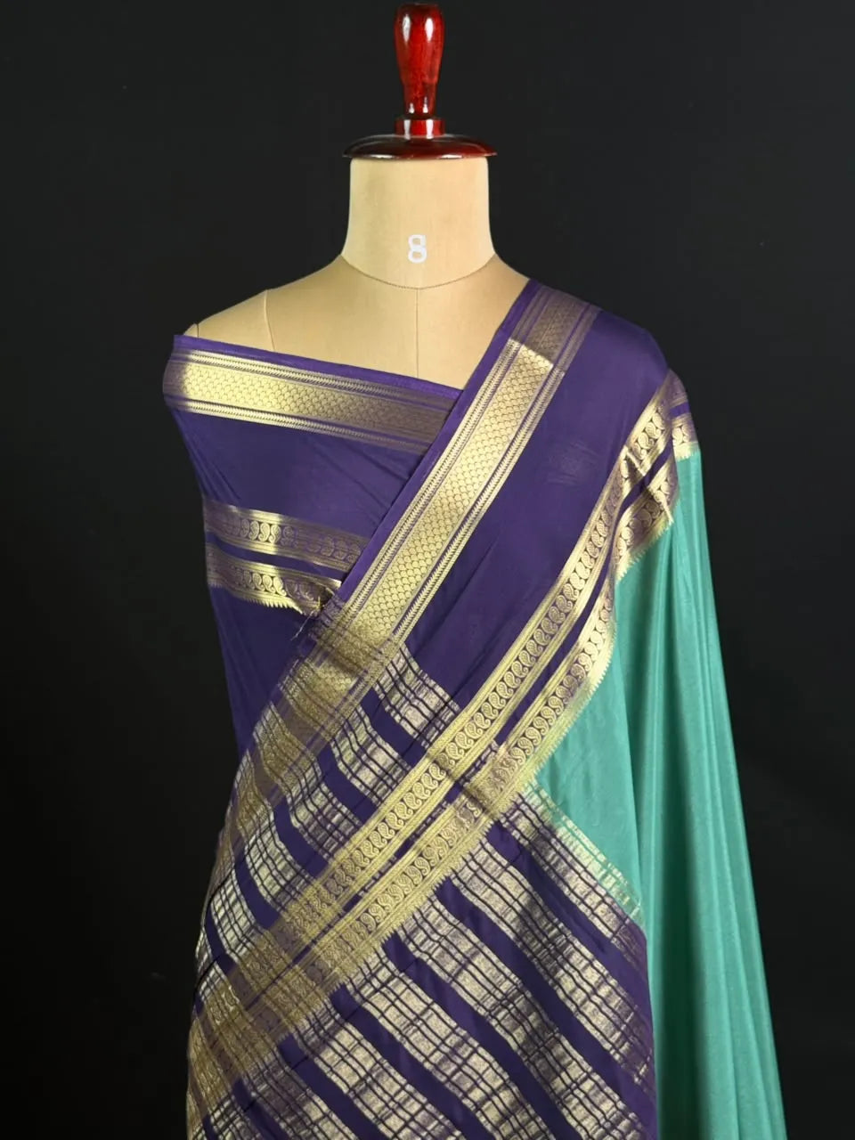 Semi Mysore  Silk Saree-V Bentex 