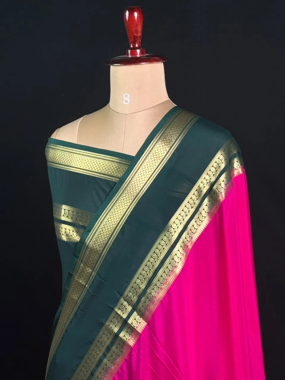 Semi Mysore  Silk Saree-V Bentex 
