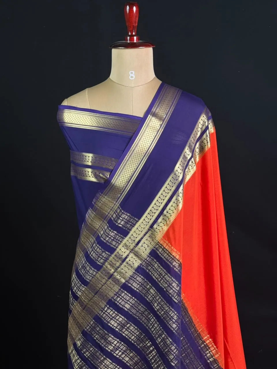 Semi Mysore  Silk Saree-V Bentex 
