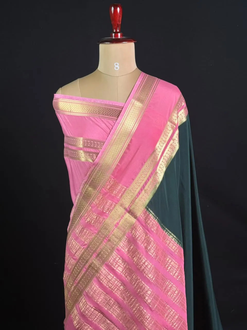 Semi Mysore  Silk Saree-V Bentex 