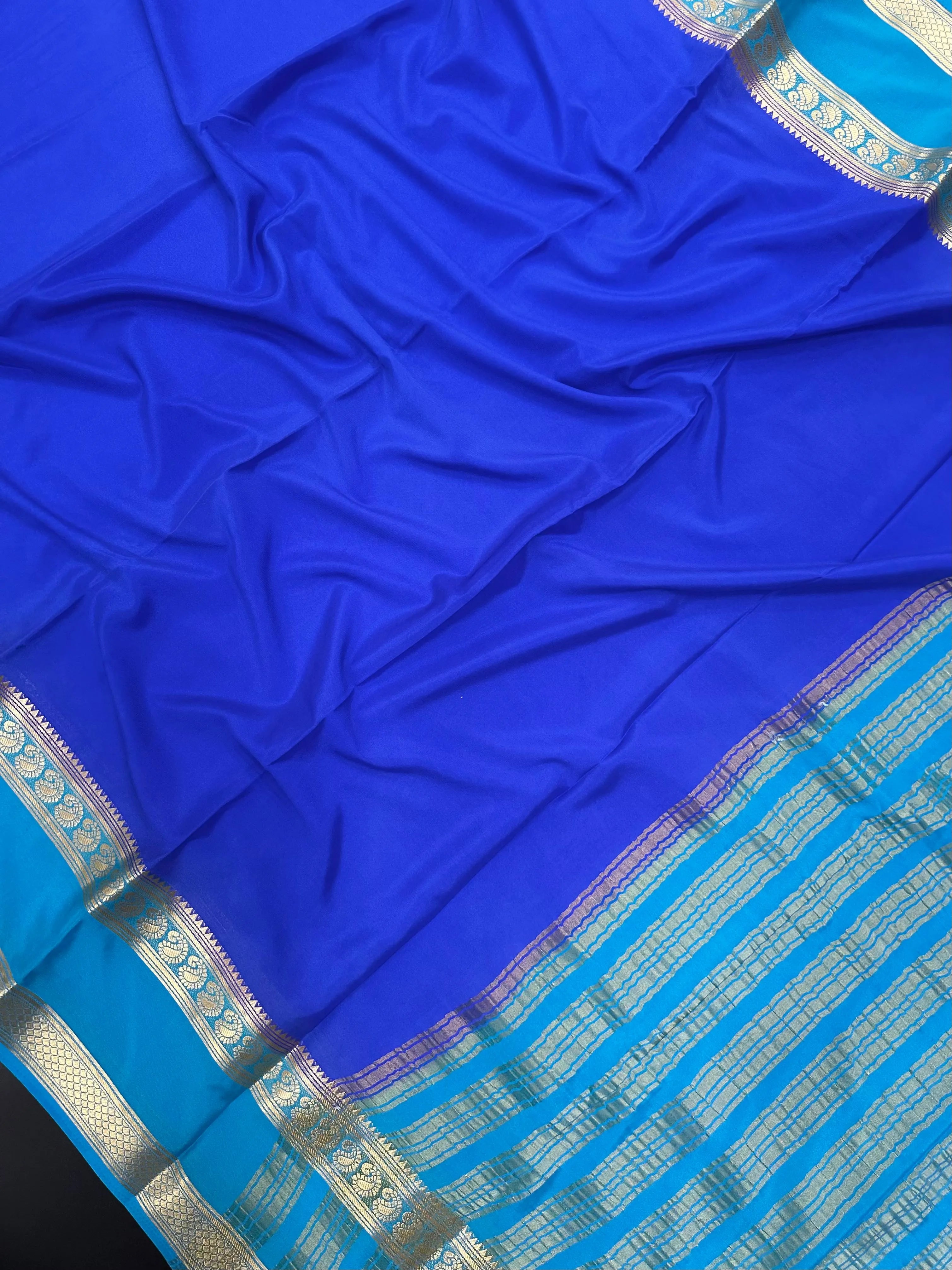 Semi Mysore  Silk Saree-V Bentex