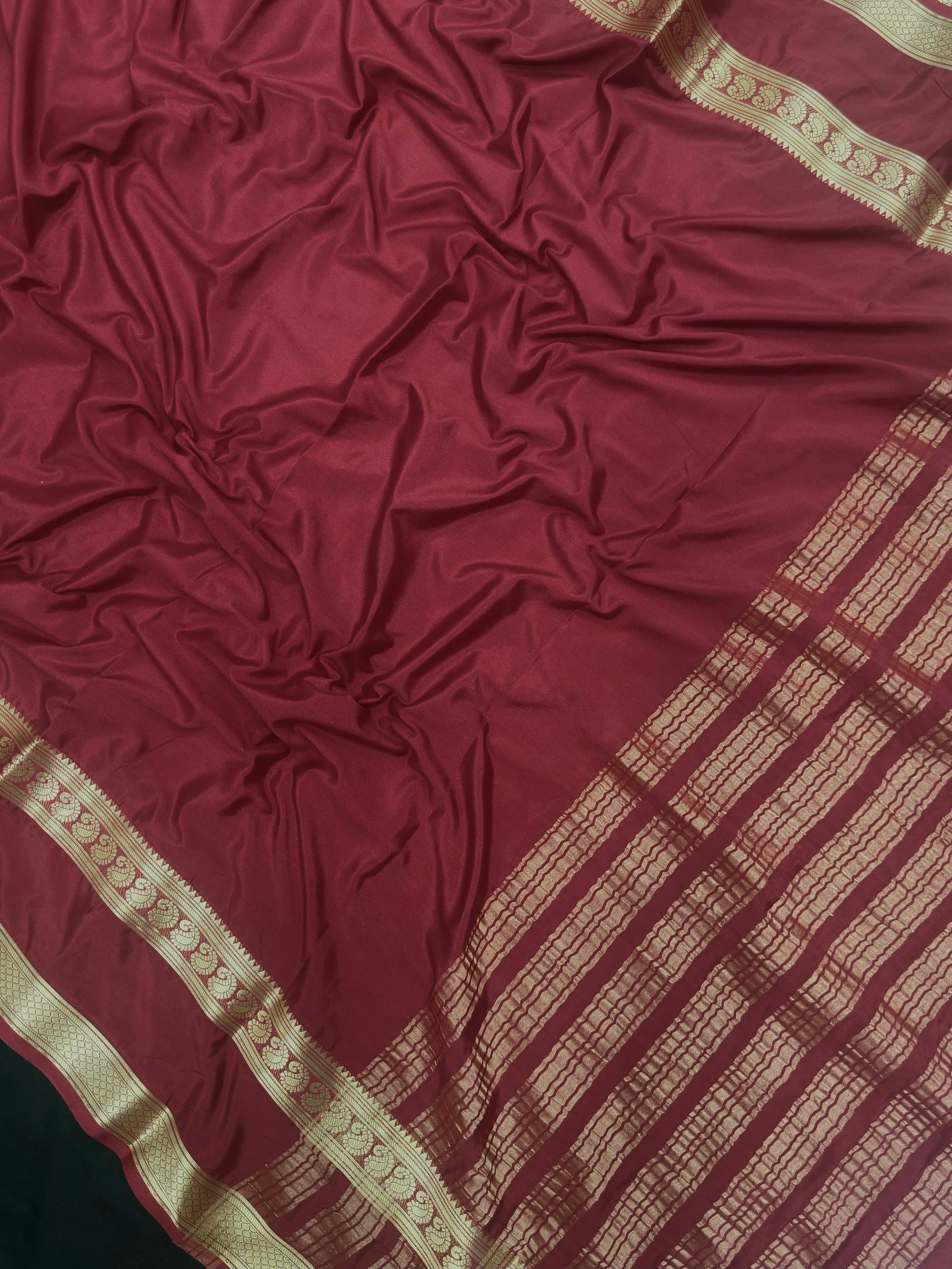 Semi Mysore  Silk Saree-V Bentex 