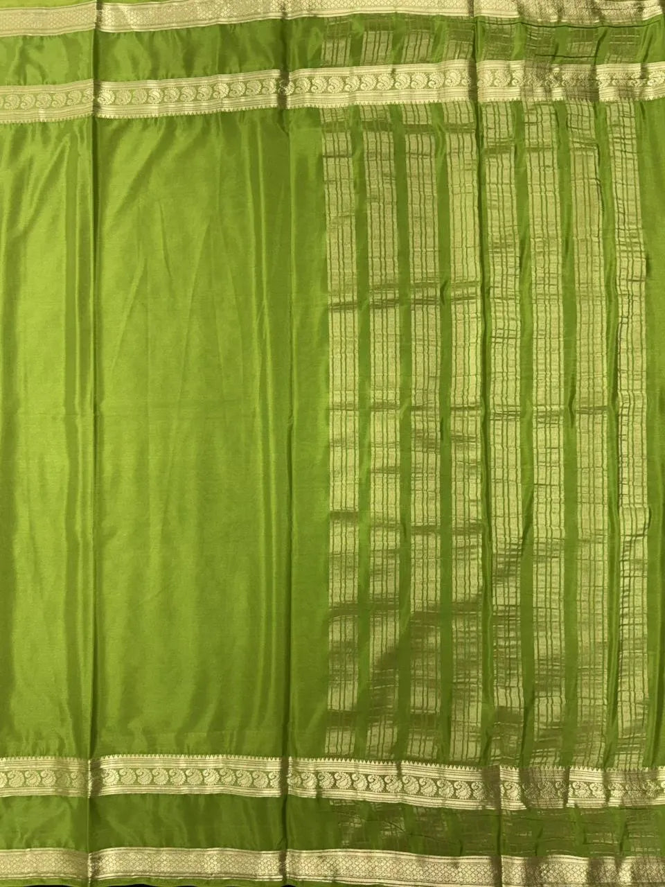 Semi Mysore  Silk Saree-V Bentex 