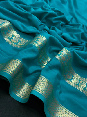 Semi Mysore  Silk Saree-V Bentex 