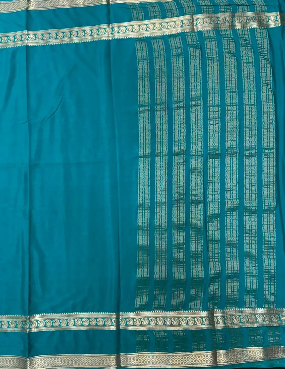 Semi Mysore  Silk Saree-V Bentex 