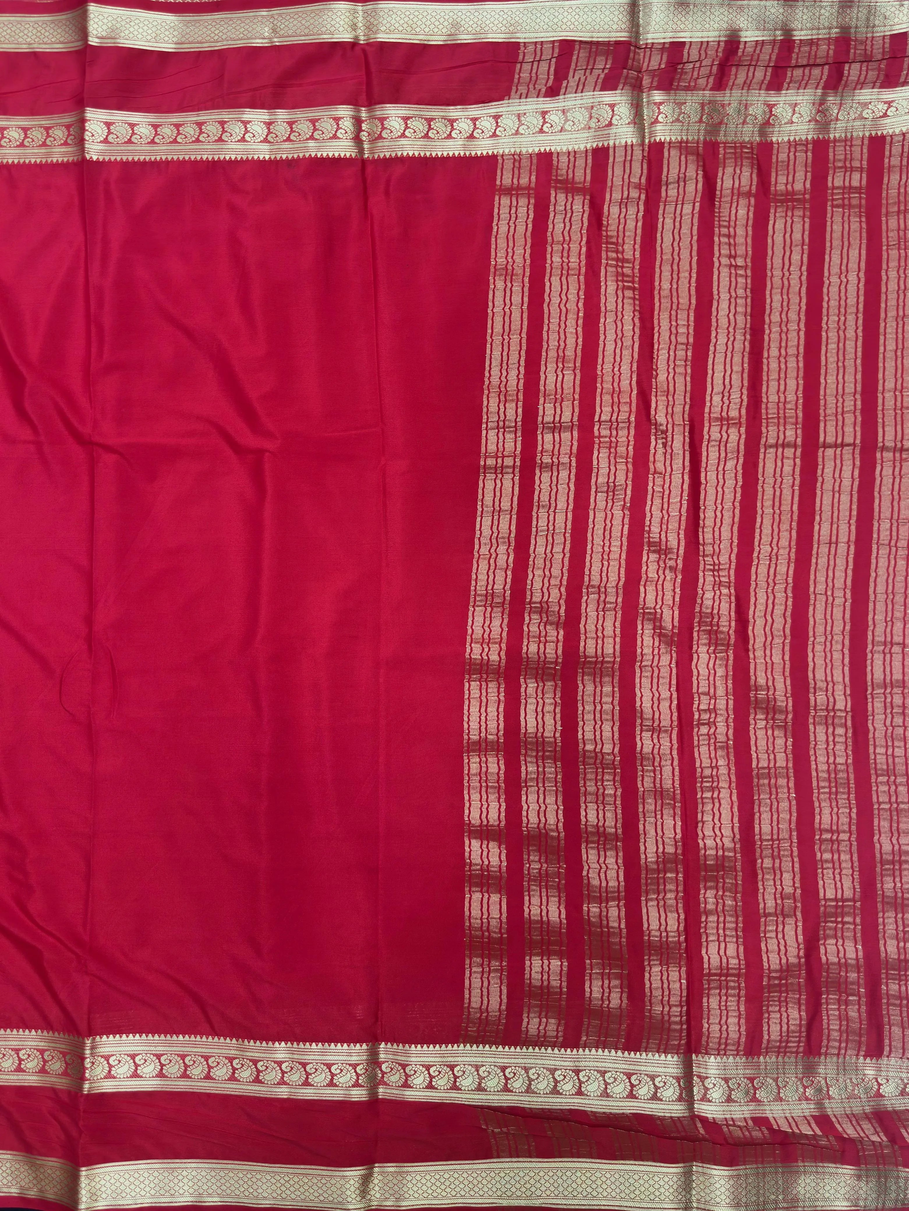 Semi Mysore  Silk Saree-V Bentex 