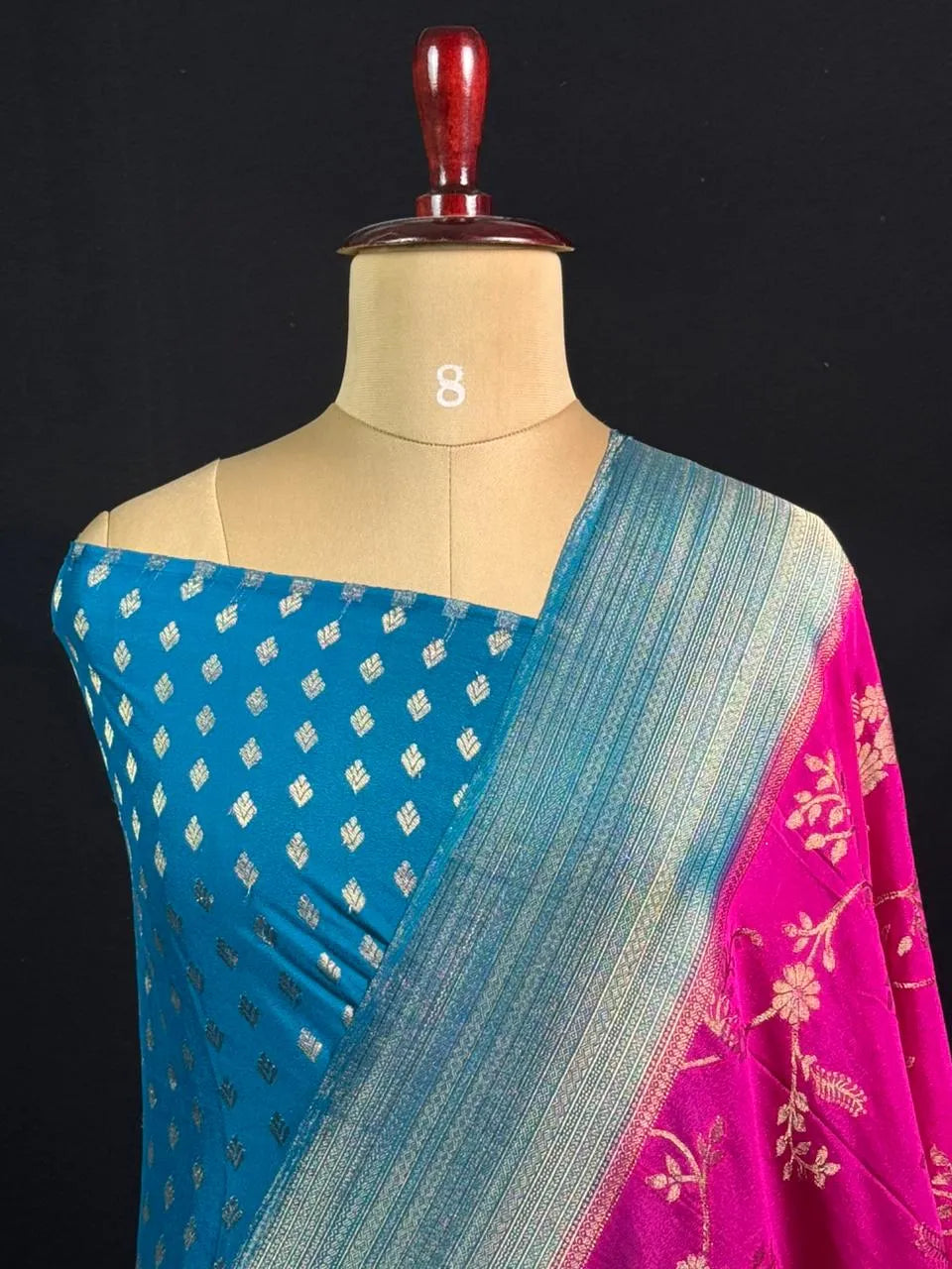 Classic Georgette Drapes for Every Occasion-VENKY CHIFFON 2