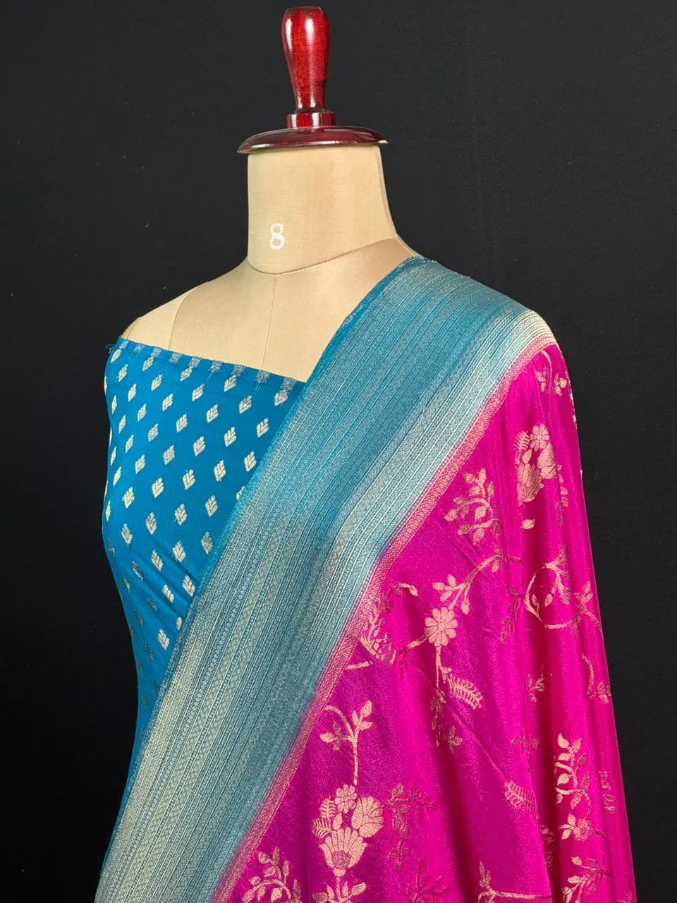 Classic Georgette Drapes for Every Occasion-VENKY CHIFFON 2