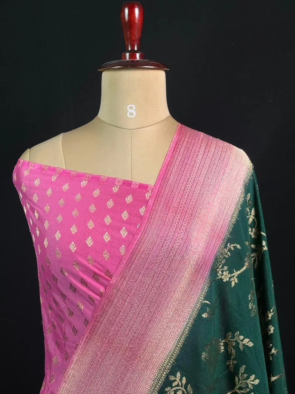 Classic Georgette Drapes for Every Occasion-VENKY CHIFFON 2