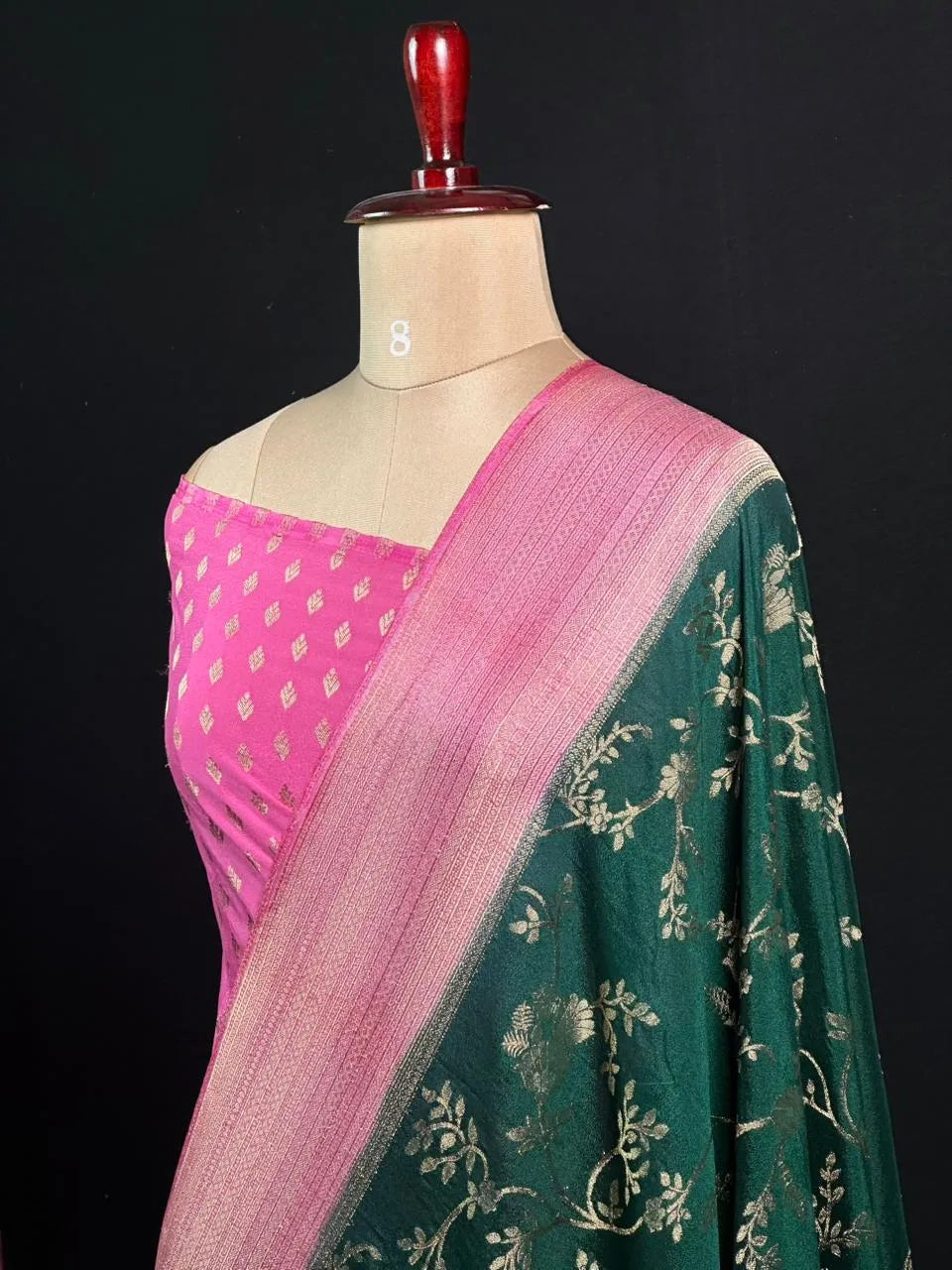 Classic Georgette Drapes for Every Occasion-VENKY CHIFFON 2