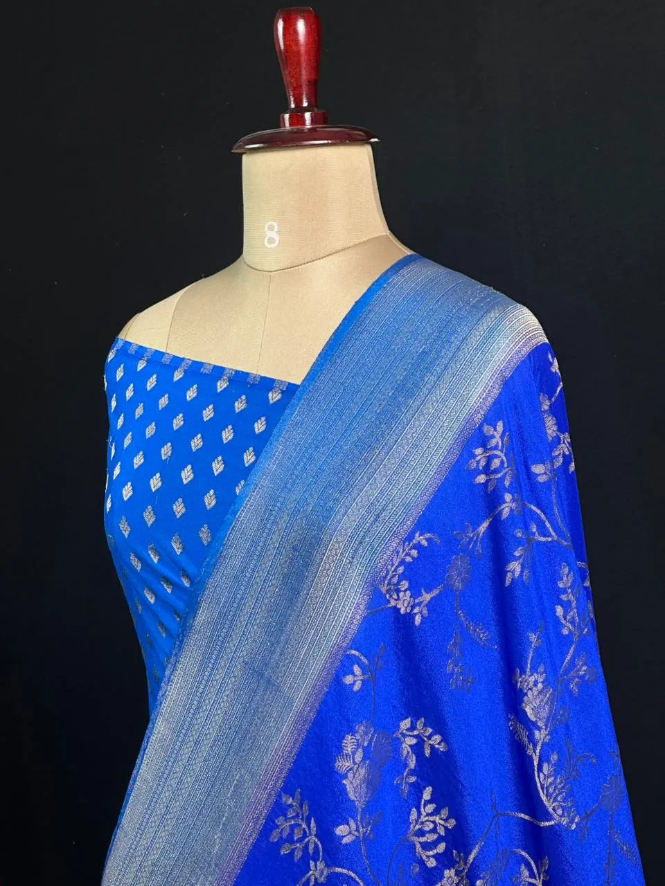 Classic Georgette Drapes for Every Occasion-VENKY CHIFFON 2