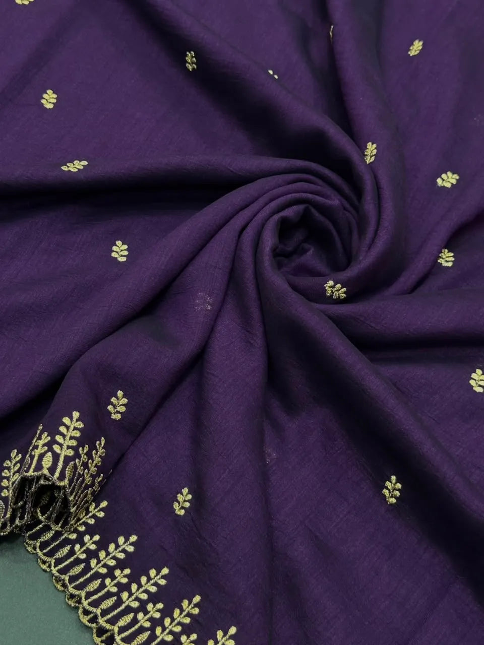 Designer Semi Banarasi Tussar Saree with Golden Zari Touch 