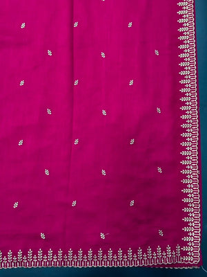 Designer Semi Banarasi Tussar Saree with Golden Zari Touch 
