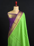 Traditional Zari Border Mysore Silk Saree
