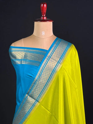 Traditional Zari Border Mysore Silk Saree