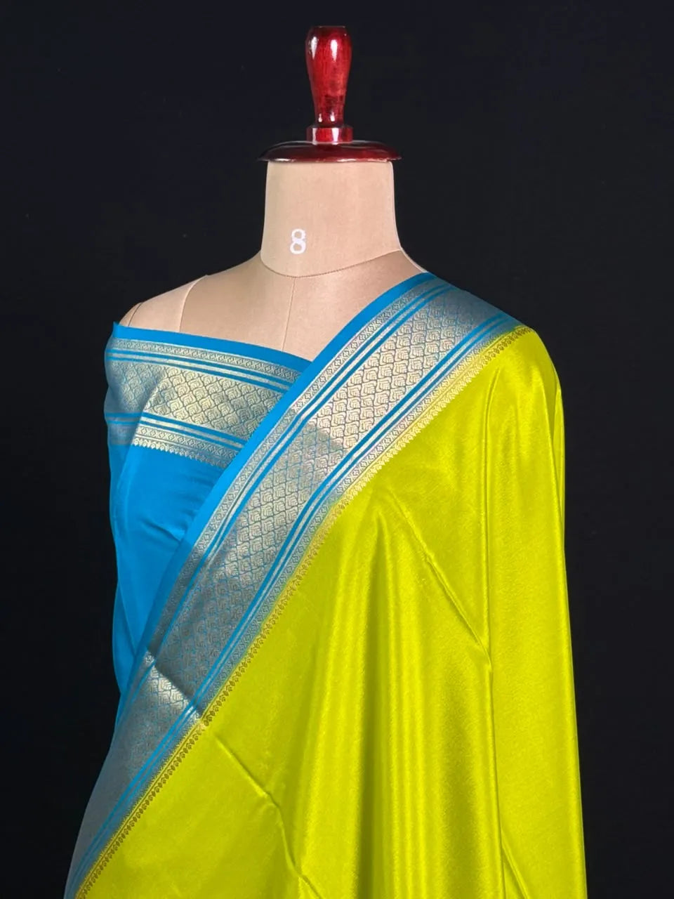 Traditional Zari Border Mysore Silk Saree