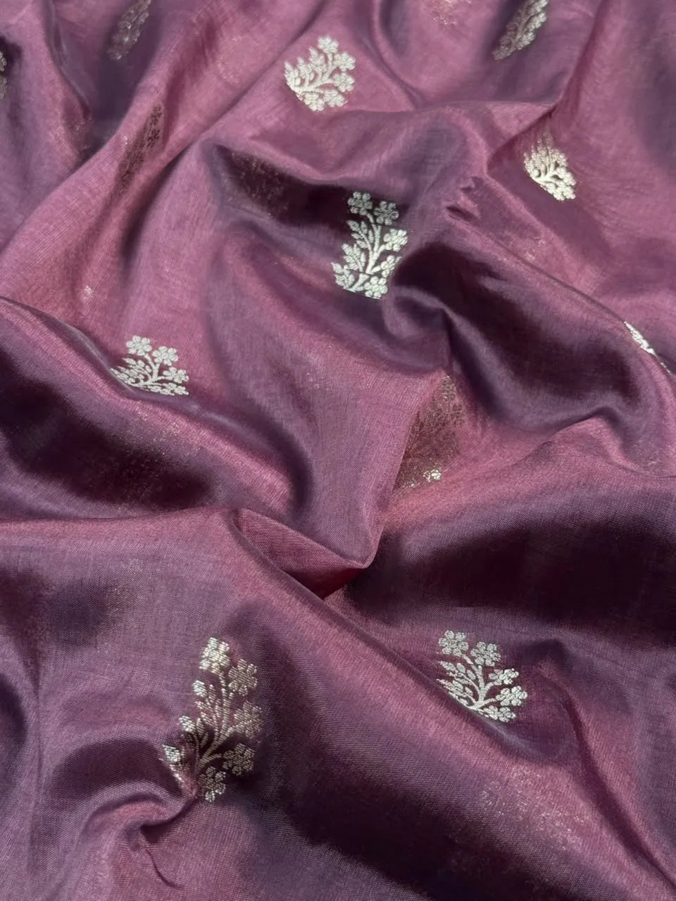 Pure Viscose Zari Silk Saree Floral