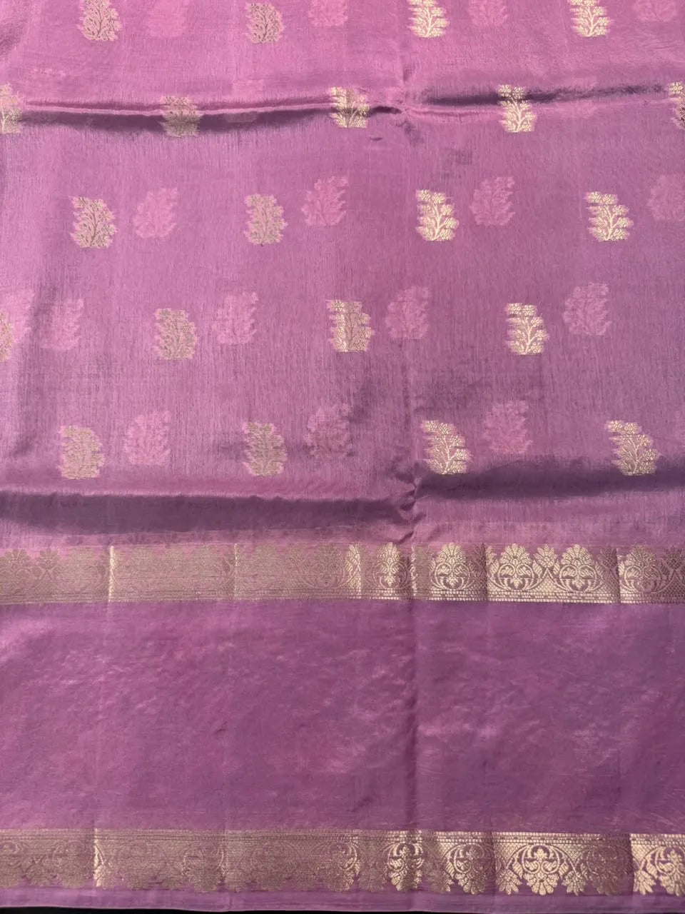 Pure Viscose Zari Silk Saree Floral