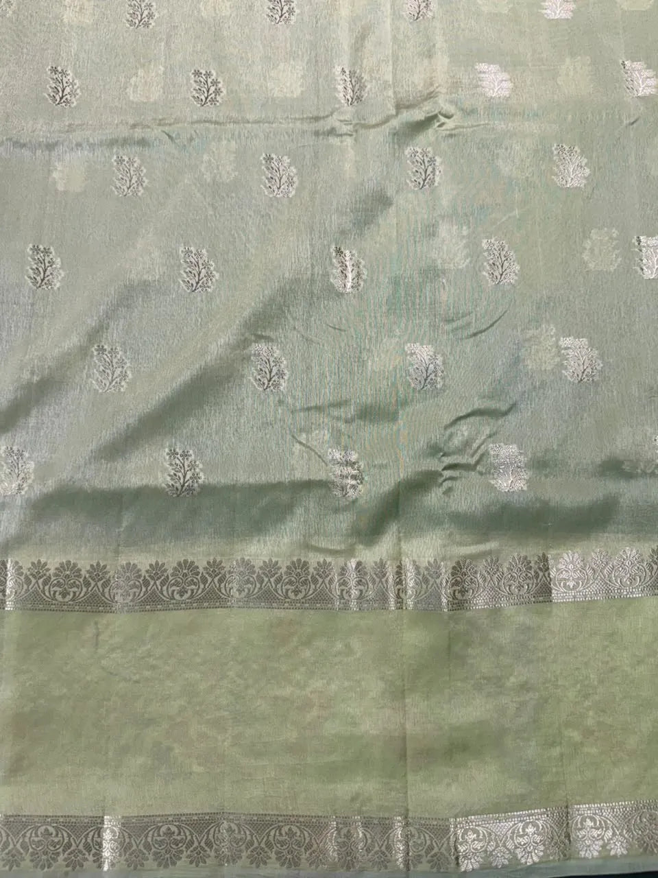 Pure Viscose Zari Silk Saree Floral
