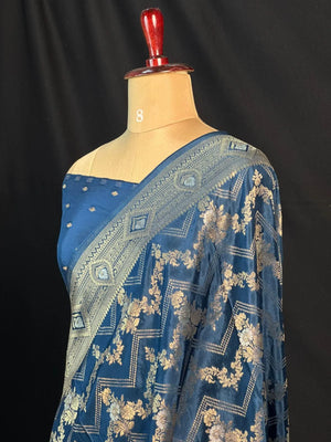 Beautiful Viscose Silk Saree for Wedding & Functions-(Vani viscose silk)