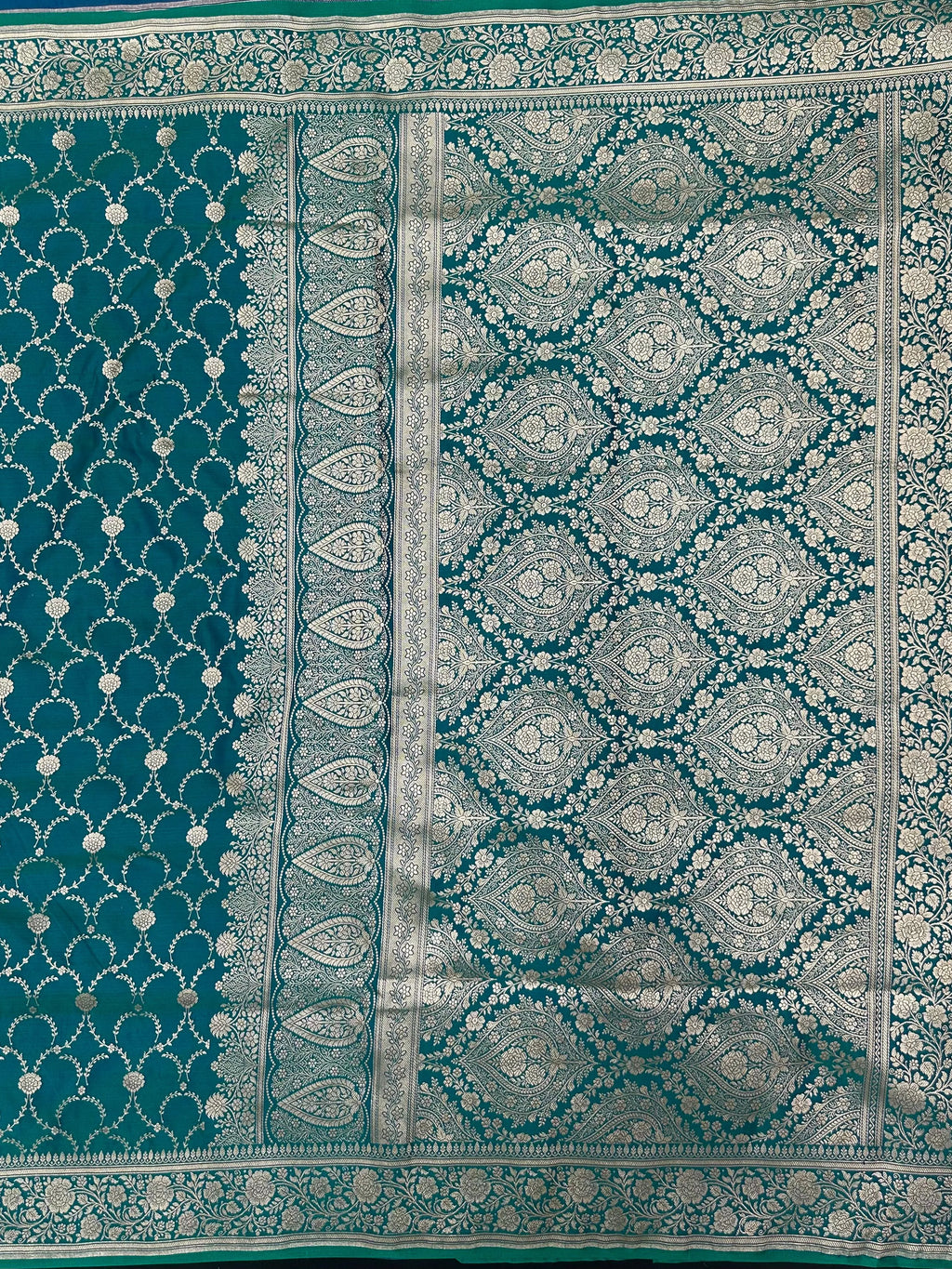 Traditional Semi Katan Silk Saree with Rich Banarasi Weave (venice Kataan)