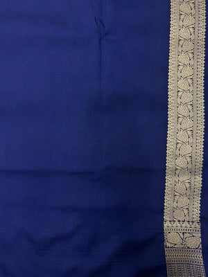 Traditional Semi Banarasi Kataan Silk Saree for Timeless Beauty (Venice Rabdi)