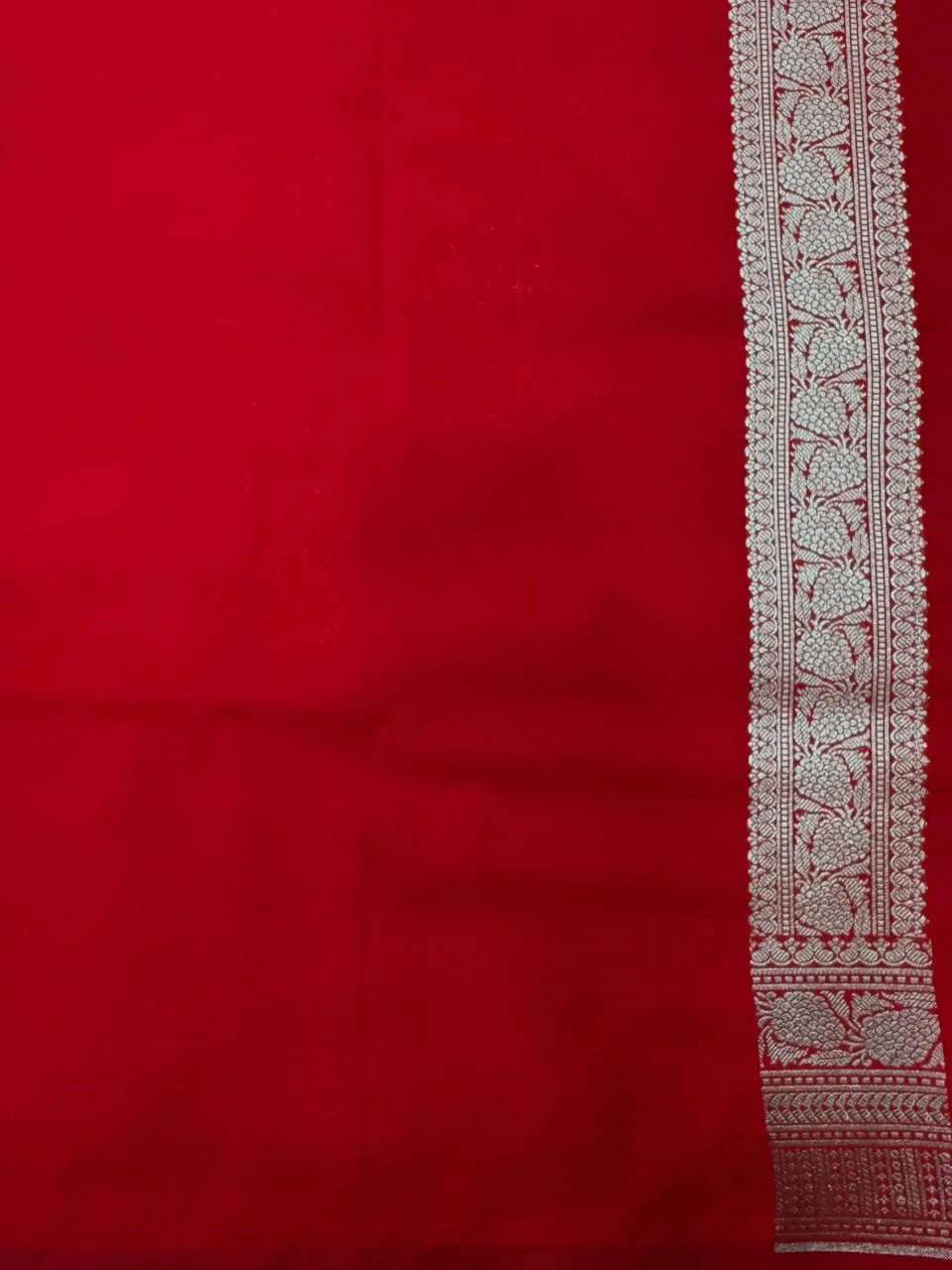 Traditional Semi Banarasi Kataan Silk Saree for Timeless Beauty (Venice Rabdi)