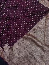 Traditional Semi Banarasi Kataan Silk Saree for Timeless Beauty (Venice Kataan) 