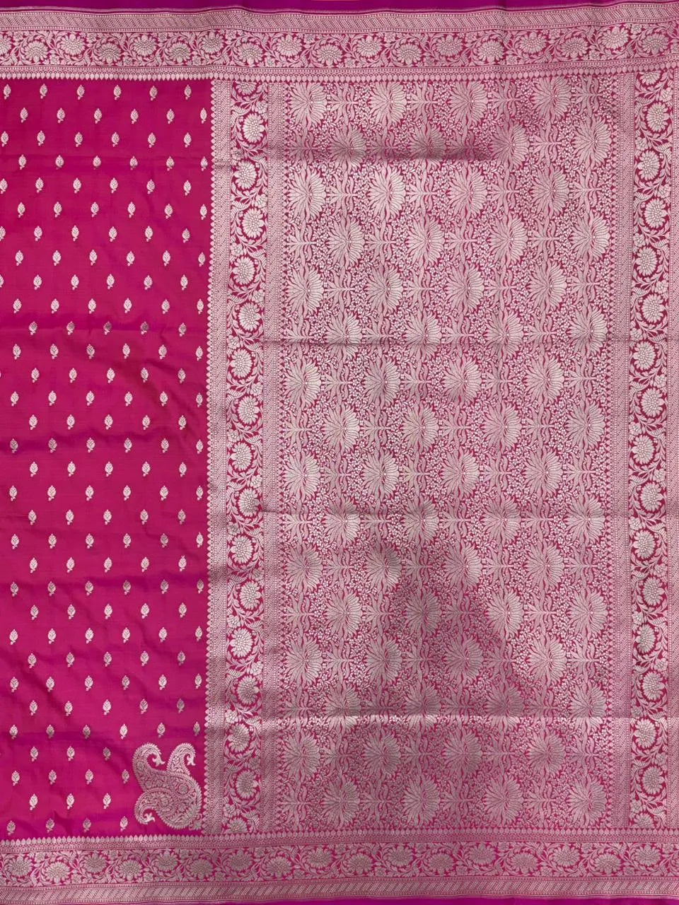 Traditional Semi Banarasi Kataan Silk Saree for Timeless Beauty (Venice Kataan) 
