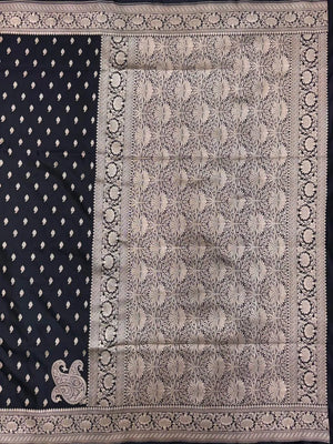 Traditional Semi Banarasi Kataan Silk Saree for Timeless Beauty (Venice Kataan) 