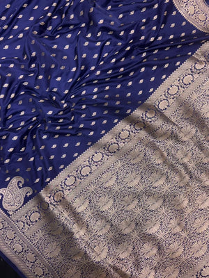 Traditional Semi Banarasi Kataan Silk Saree for Timeless Beauty (Venice Kataan) 