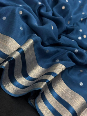 Semi Chiffon Saree – Lightweight, Flowing Fabric