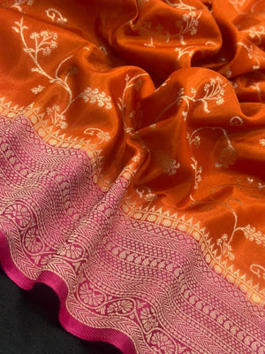 Premium Raw Mango Silk Saree