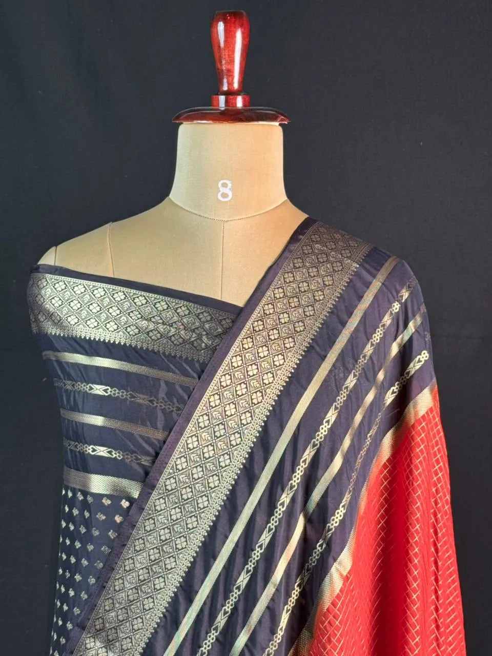 Latest Semi Crepe Chex Silk Saree 💫 Perfect Everyday Elegance