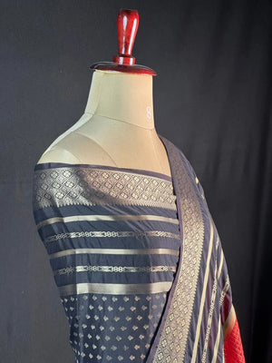 Latest Semi Crepe Chex Silk Saree 💫 Perfect Everyday Elegance